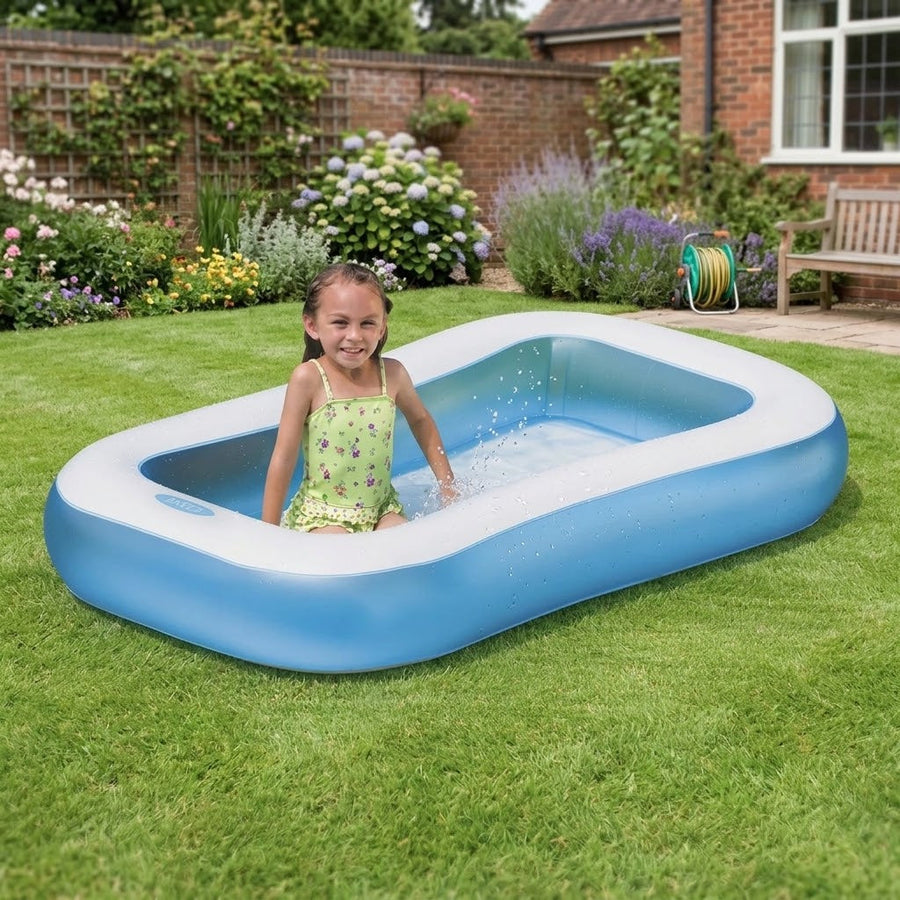 Intex Rectangular Luxury Baby Pool (65.5" L x 39.5" W x 11" H)